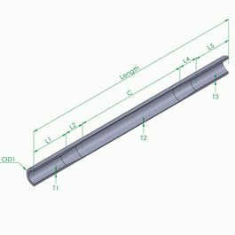 6061 best sale butted aluminum